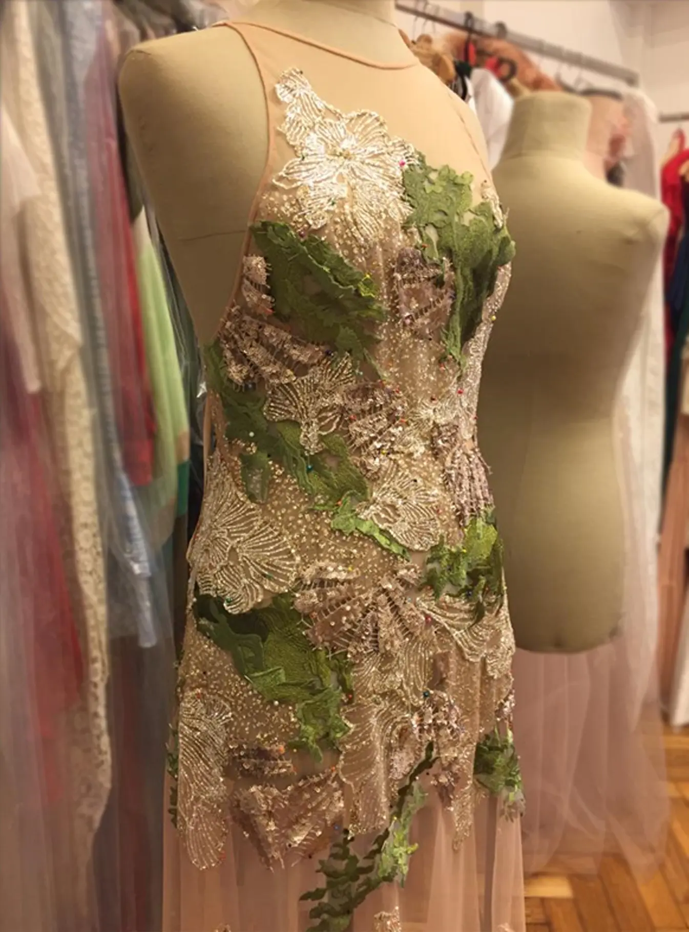 ultima etapa del vestido verde